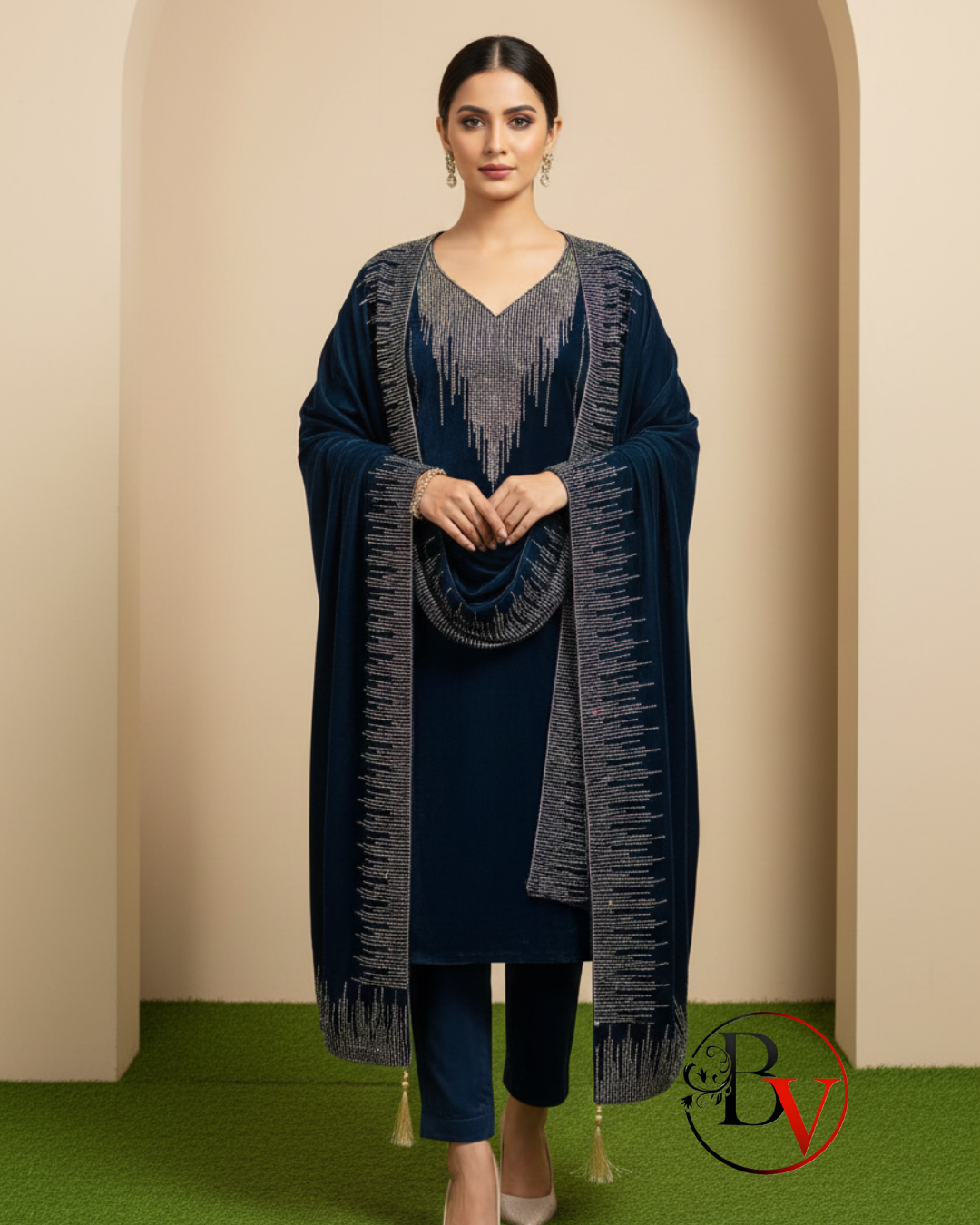 Pearls Sequence & Stone Work