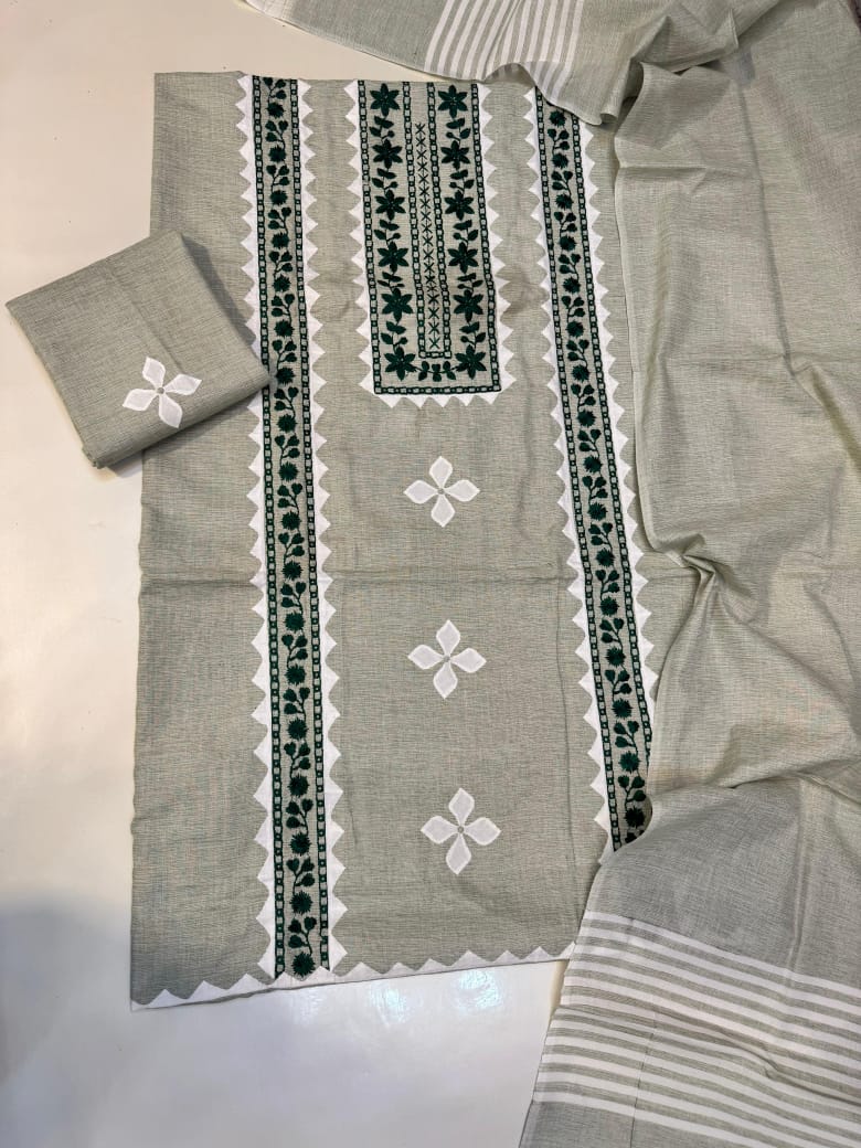 Applic & Embroidery Winter Dress