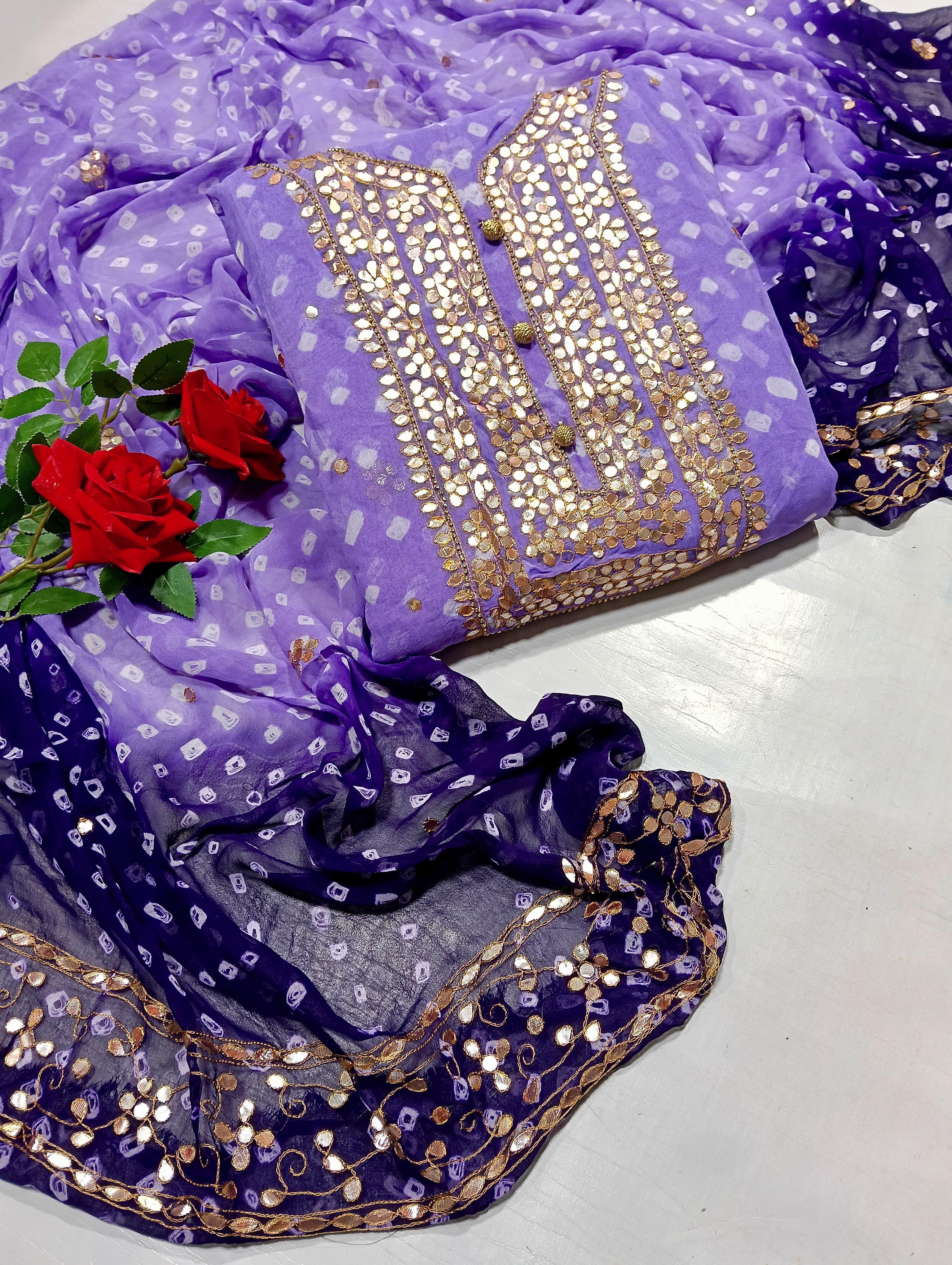 Press Gotta Work With Chunri Work Dress