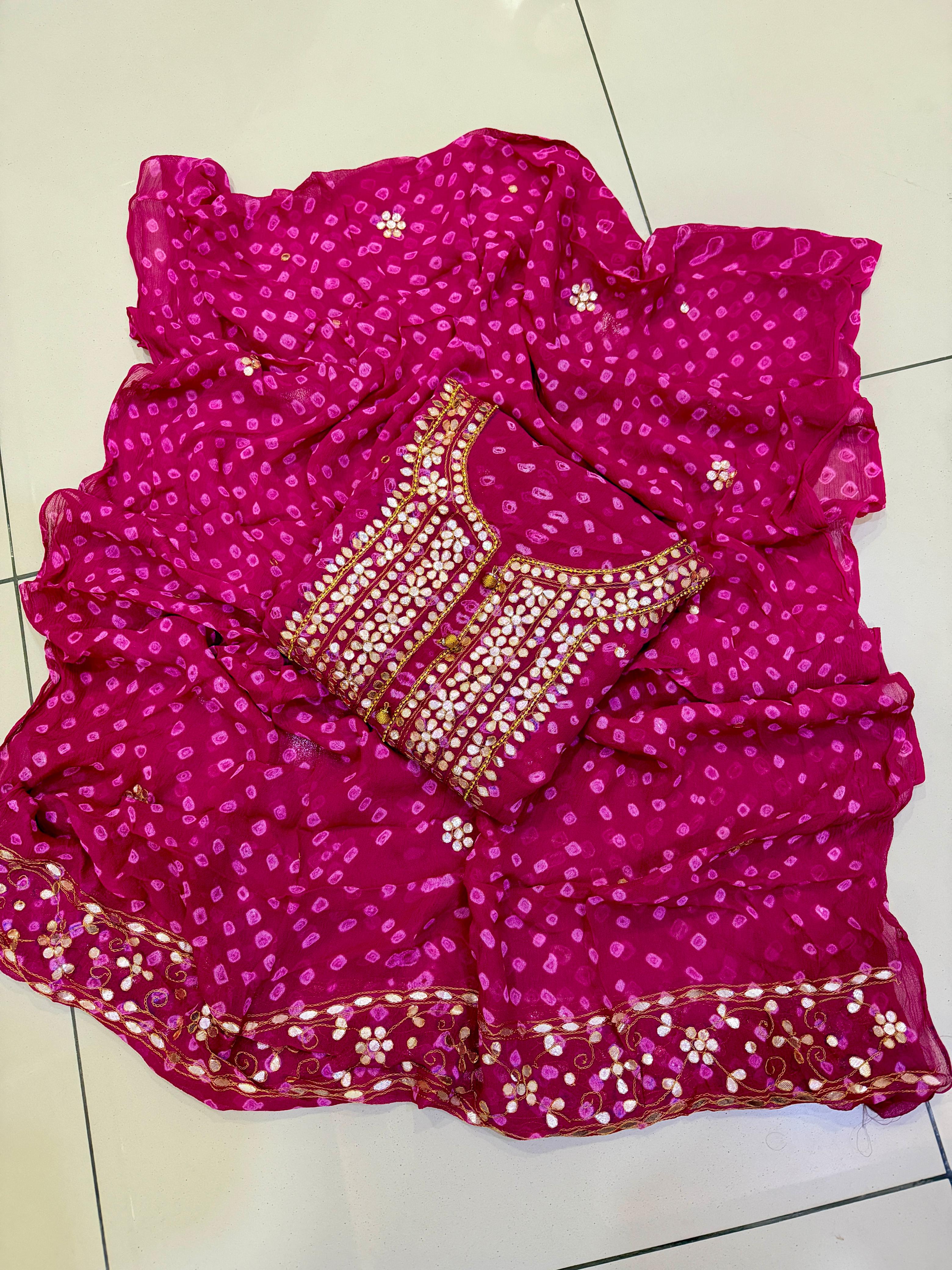 Press Gotta Work With Chunri Work Dress