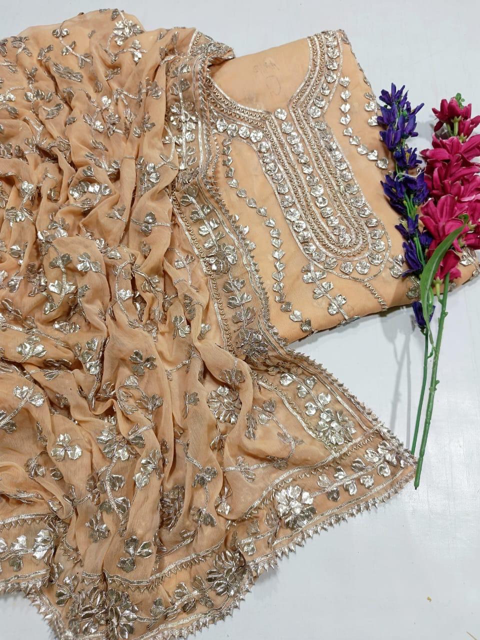 GOTTA GALA JAAL CHIFFON DRESS