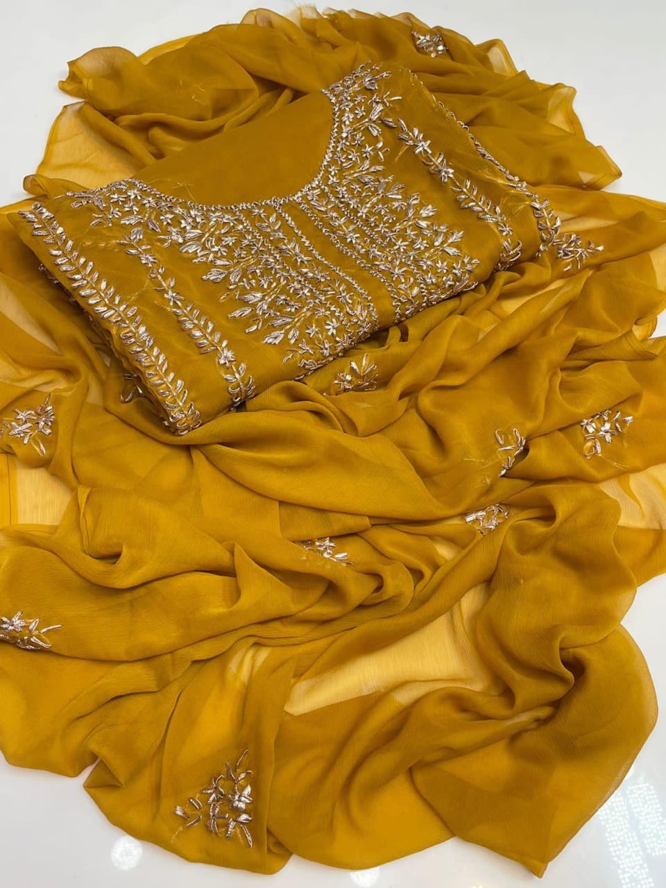 KURTA GALA GOTTA CHIFFON DRESS