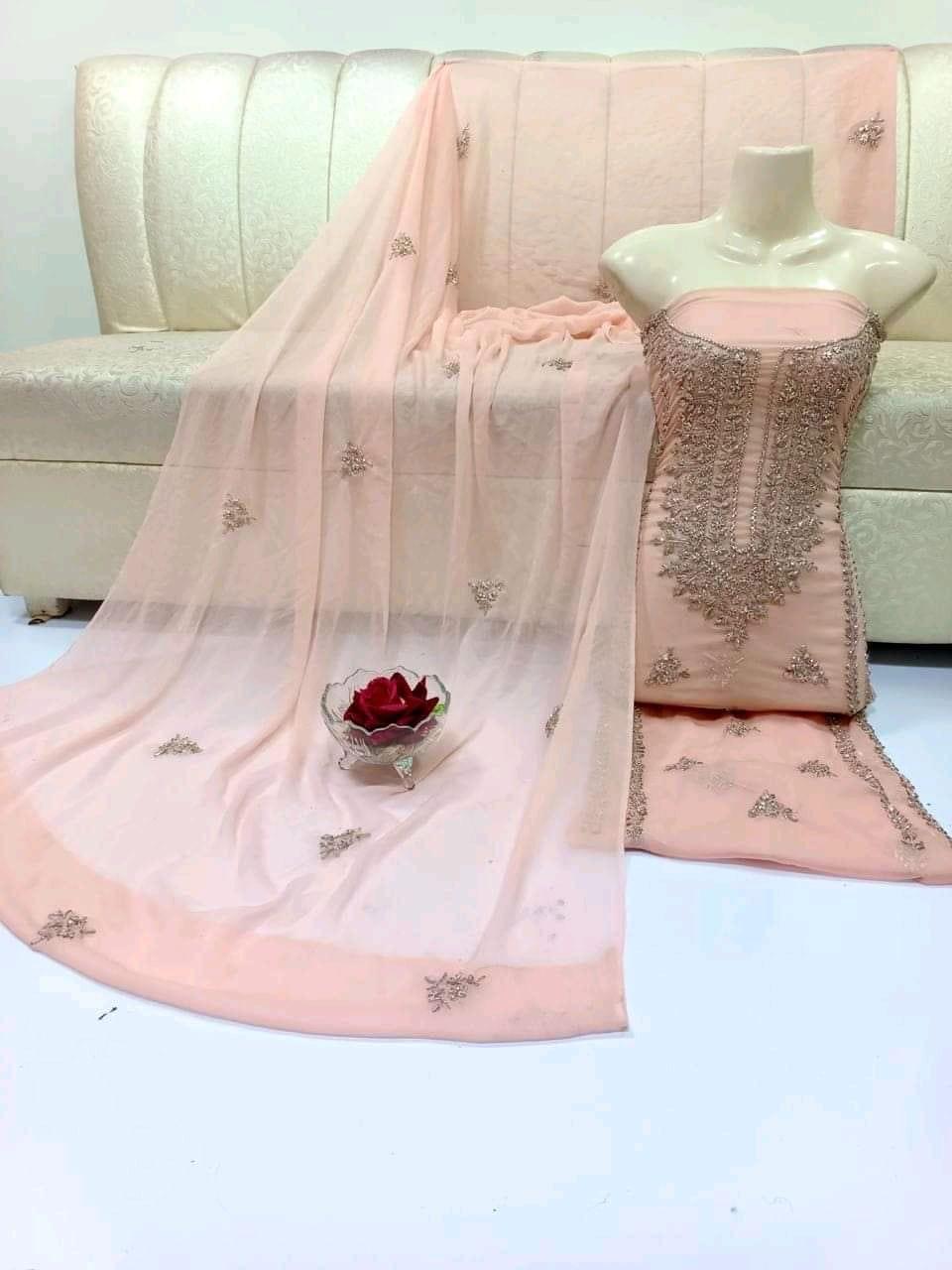 KURTA GALA GOTTA CHIFFON DRESS