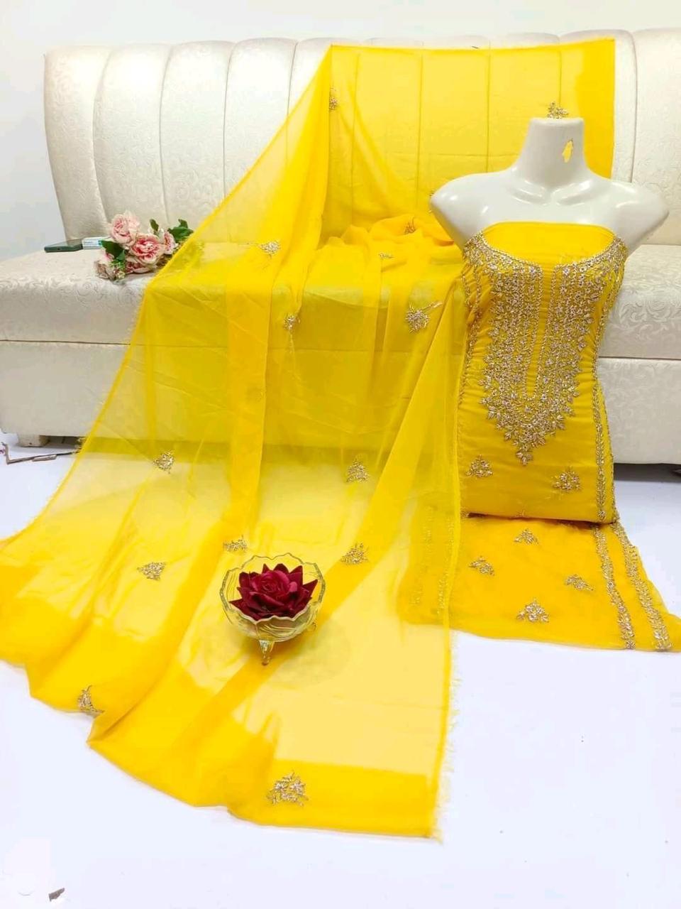 KURTA GALA GOTTA CHIFFON DRESS