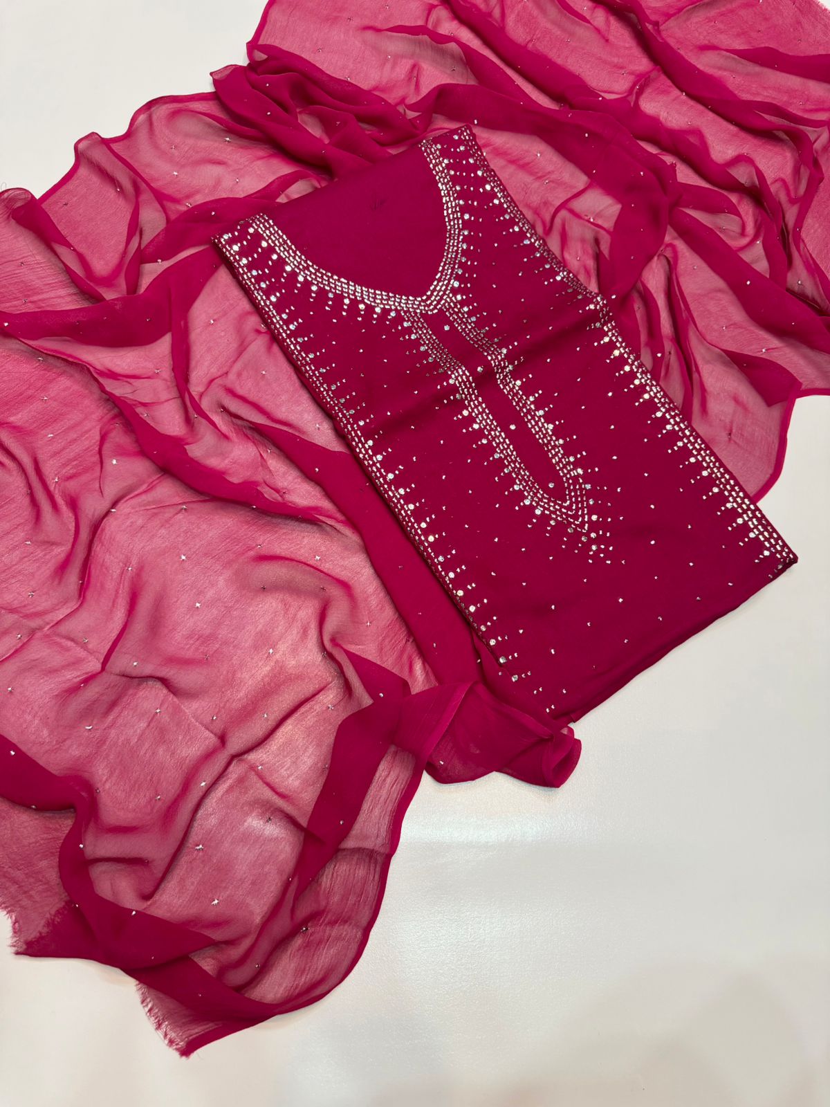 KURTA GALA LAWN MUKESH DRESS