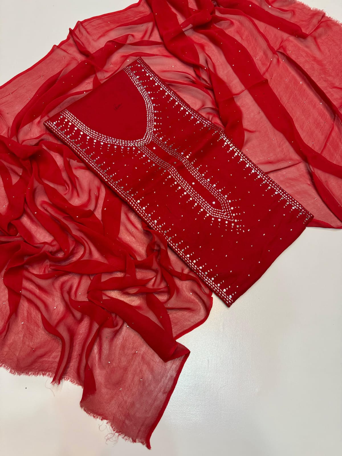 KURTA GALA LAWN MUKESH DRESS