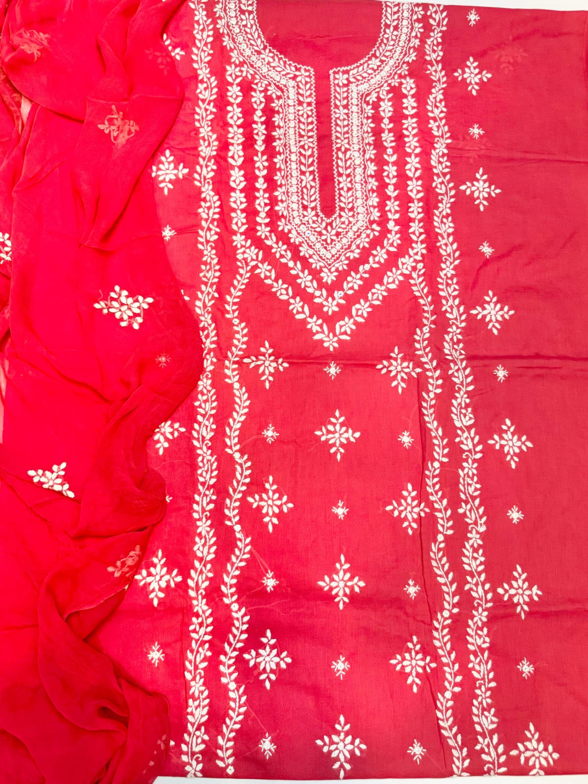 HAND EMBROIDERED LAWN PAKA WORK DRESS