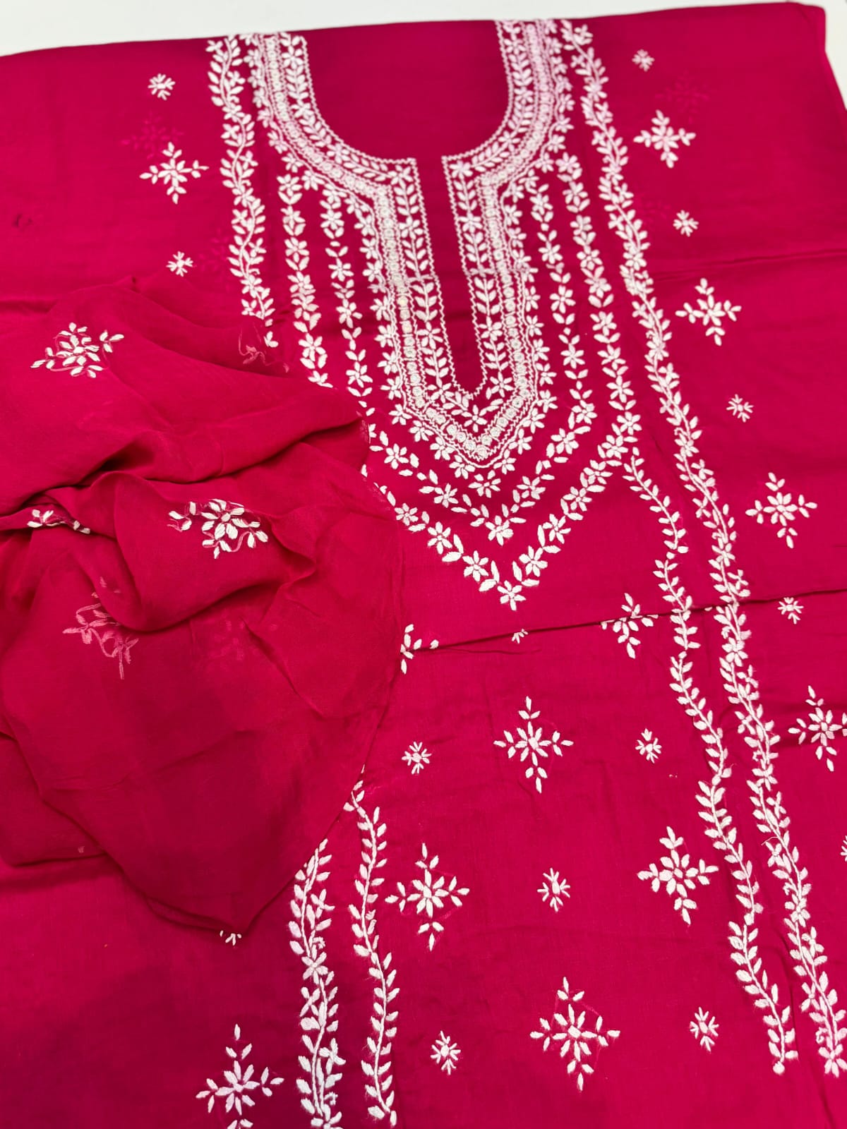 HAND EMBROIDERED LAWN PAKA WORK DRESS